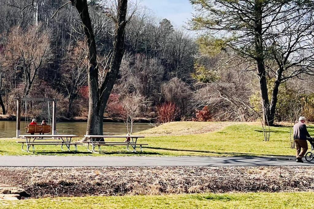 French Broad Overlook Asheville Bagian luar foto